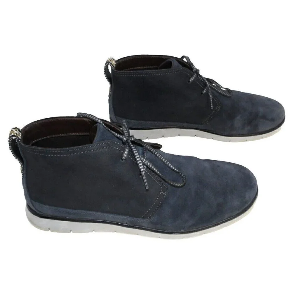 UGG Energ Treadlite dk blue suede leather waterproof chukka boots shoes men's 11